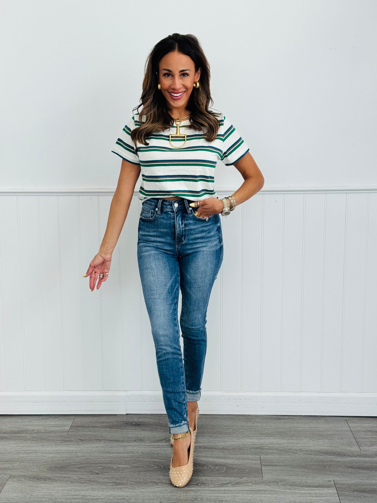 Judy Blue The Fall I Turned Skinny Tummy Control Jeans (Reg. and Plus)