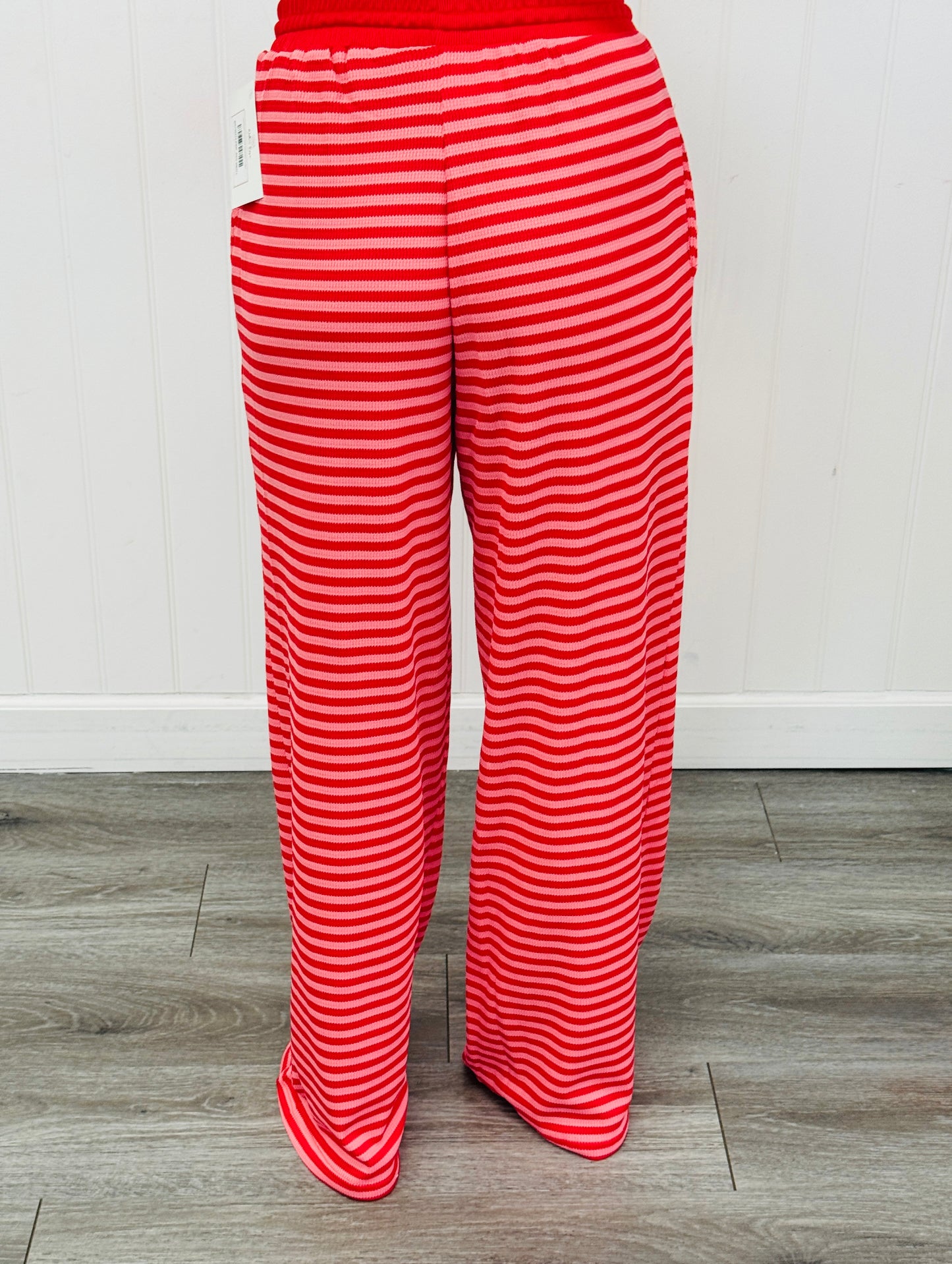 Cozy Striped Lounge Pants (Reg & Plus) - 6 Colors