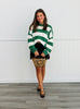 Green/Ivory Pearl Studded Christmas Tree Sweater (Reg.)