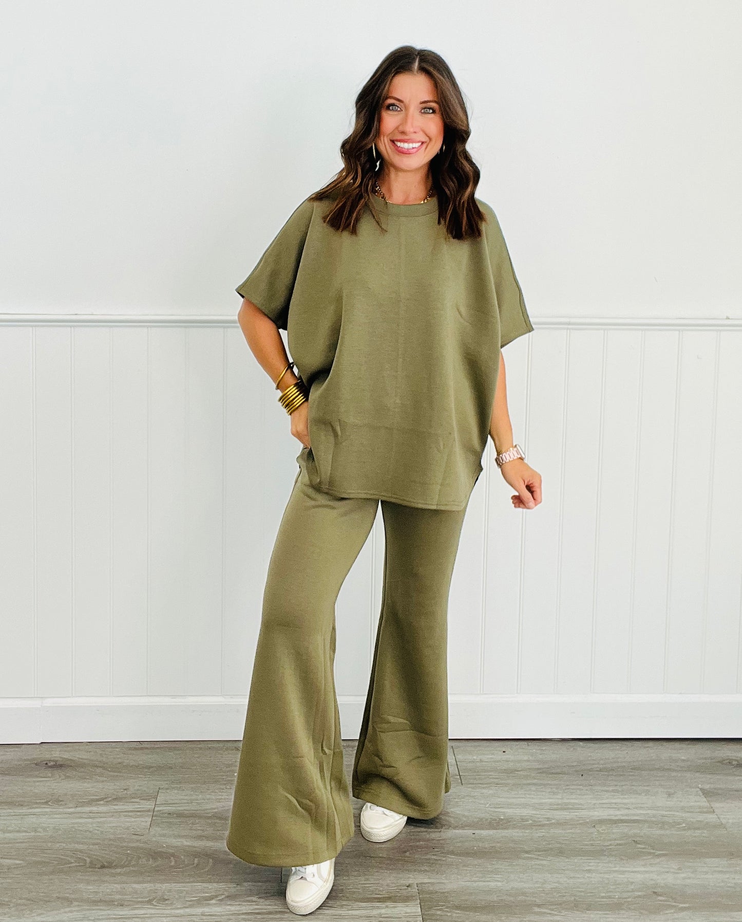 Get Comfy Poncho Top & Pant Set (Reg & Plus) -7 Colors