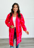 Bold Checker Open Cardigan Coat (Reg. and Plus)