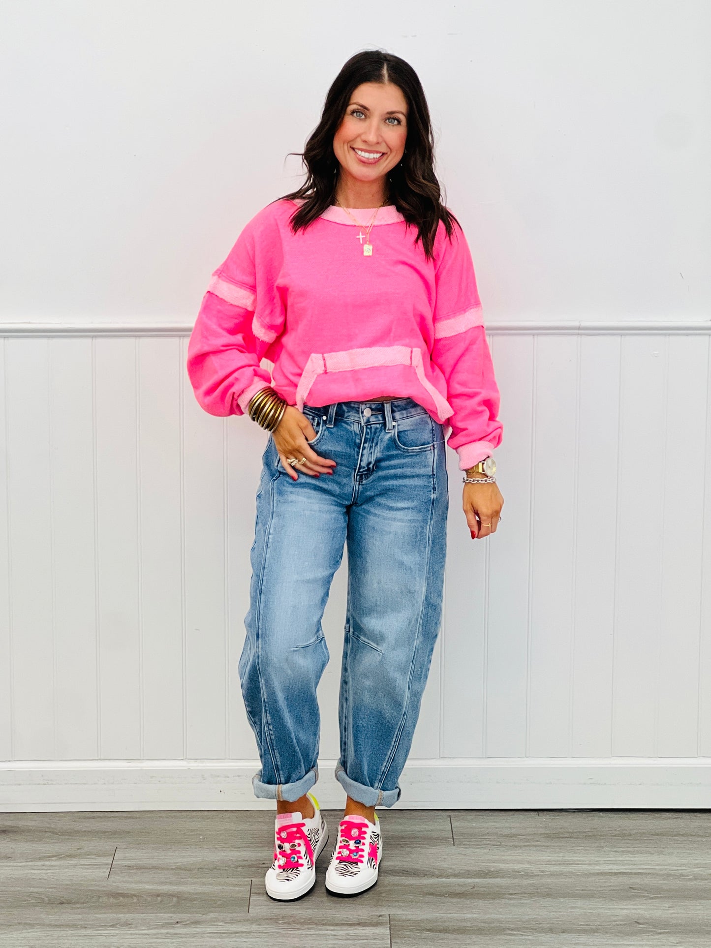 Kangaroo Pocket Sweatshirt (Reg.)-3 Colors