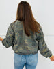 Dark Green Camo Zip Up Jacket (Reg)