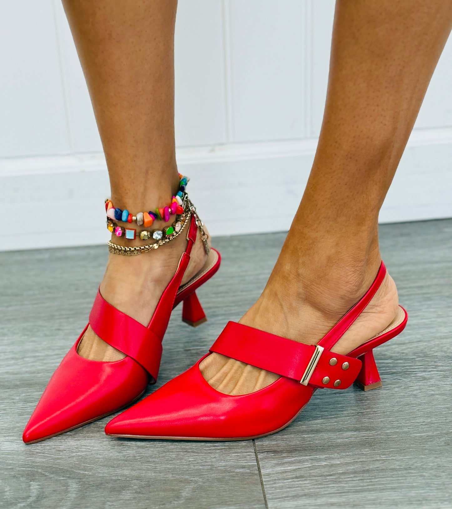 Red Chic Agenda Heels