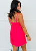 Flamingo Pink Lycra Summer Romper (Reg.)
