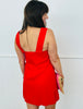 Red Mini Dress (Reg. and Plus)