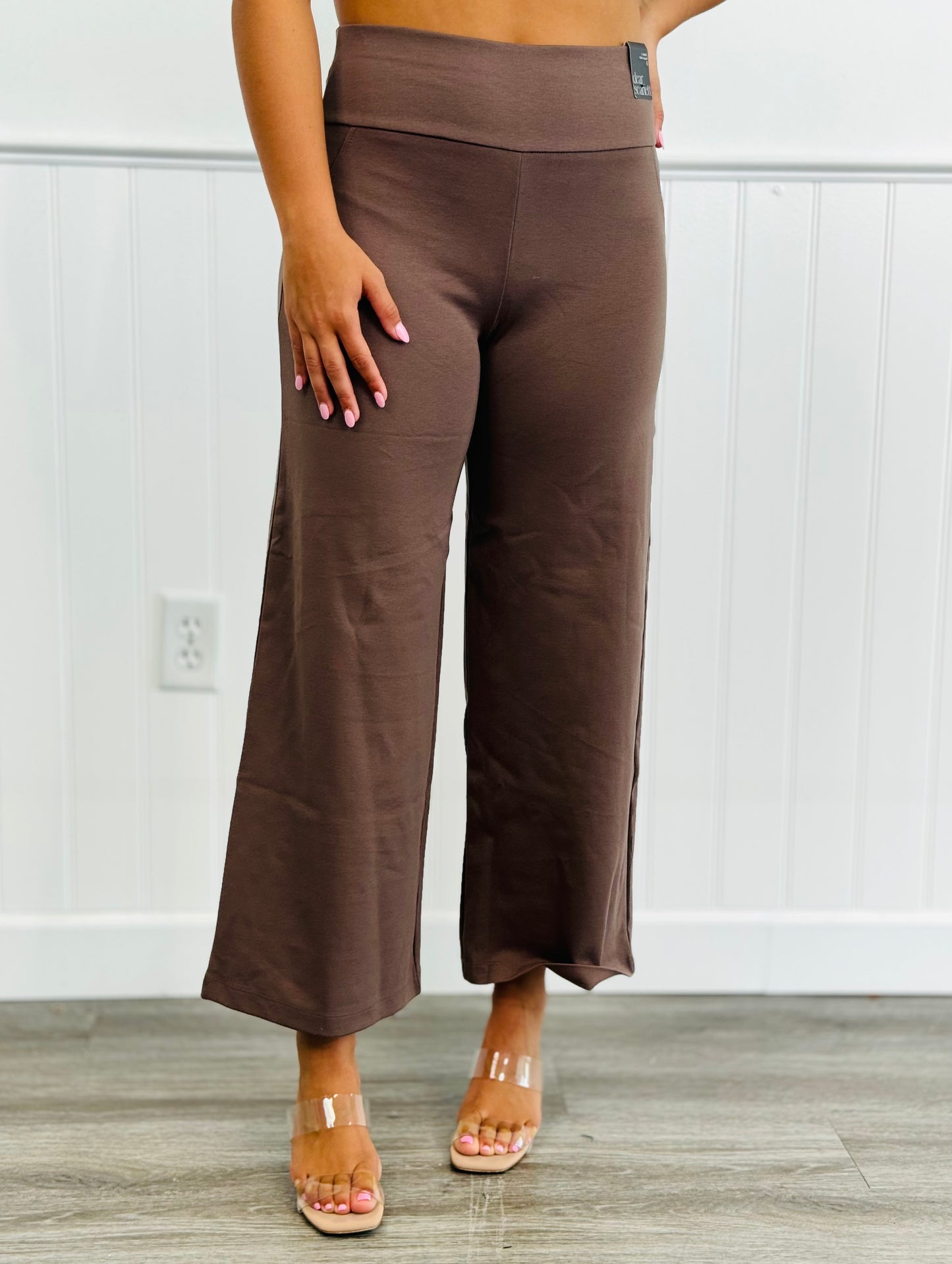 Dear Scarlett Magic Wide Leg Cropped Pants (Reg. & Plus)- 10 Colors