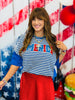 Blue Americana Towel & Stone Top (Reg)