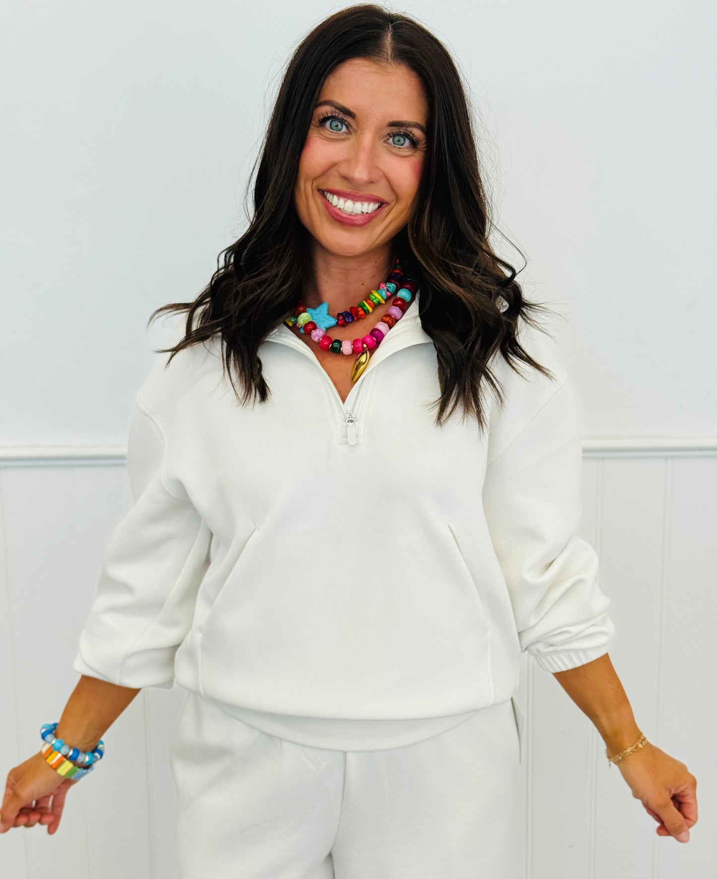 Quarter Zip Sweatshirt (Reg.) - 4 Colors