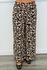 Leopard Combo Wide Leg Pants (Reg & Plus)