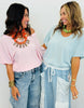 V-Neck Short Sleeve Top (Reg.) - 2 Colors