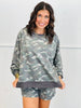 Camo Sweatshirt & Short Set (Reg & Plus)
