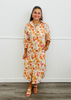 Multi Floral Midi Shirt Dress (Reg & Plus)