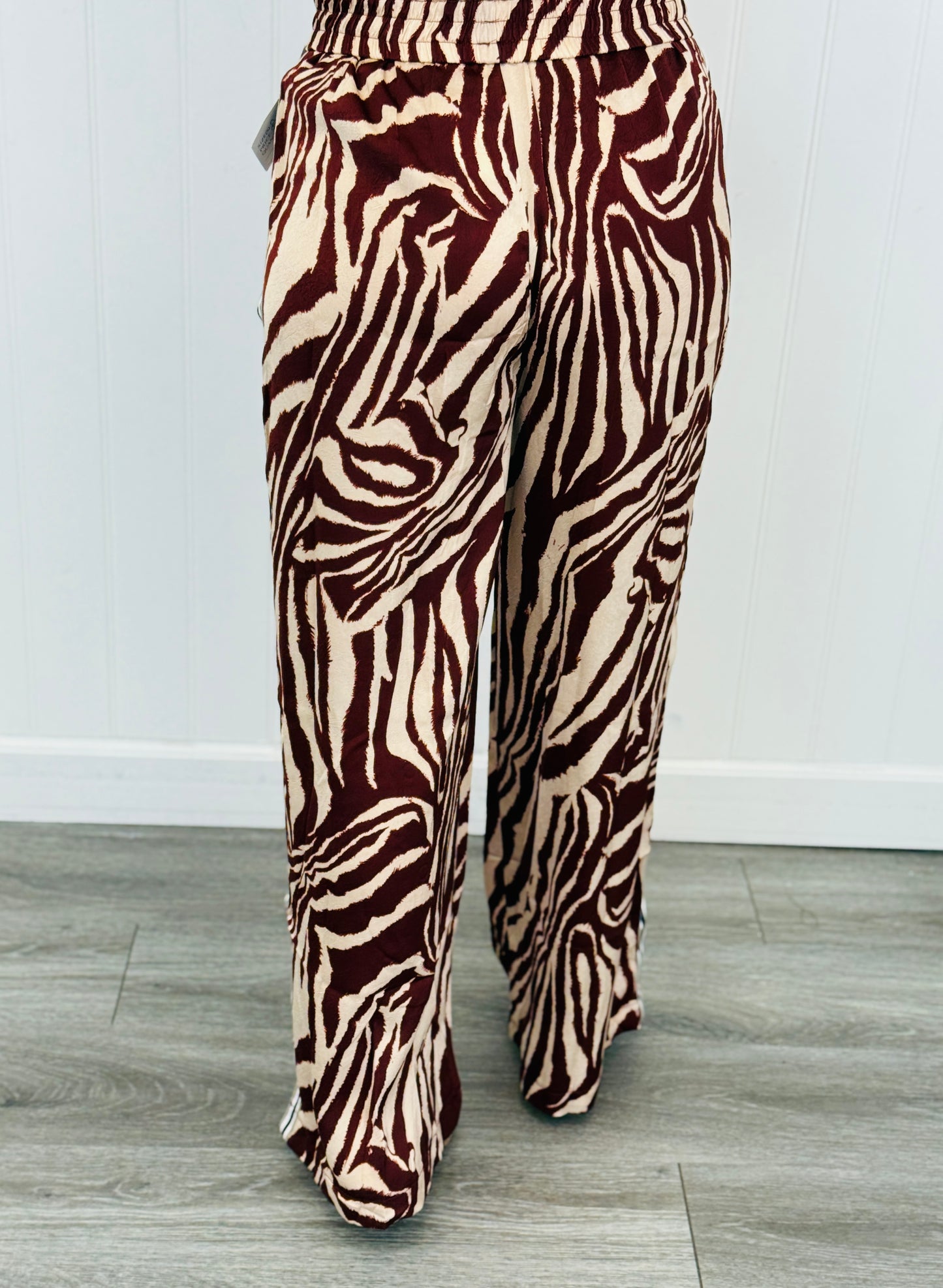 Wild Mirage Zebra Print Pants (Reg & Plus)