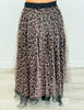 Leopard Sheer Layered Belted Maxi Skirt (Reg & Plus)