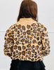 Queen Of Sparkles Leopard Mock Neck Sweatshirt (Reg. and Plus)