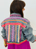 POL Denim Embroidered Aztec Design Jacket (Reg.)
