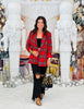 Red/Green Plaid Blazer (Reg. and Plus)