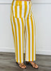 Bold Stripe Ankle Pants (Reg.)-4 Colors