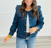 Dark Denim Peter Pan Jacket (Reg)