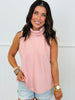 Front Seam Sleeveless Scuba Top (Reg.)-2 Colors