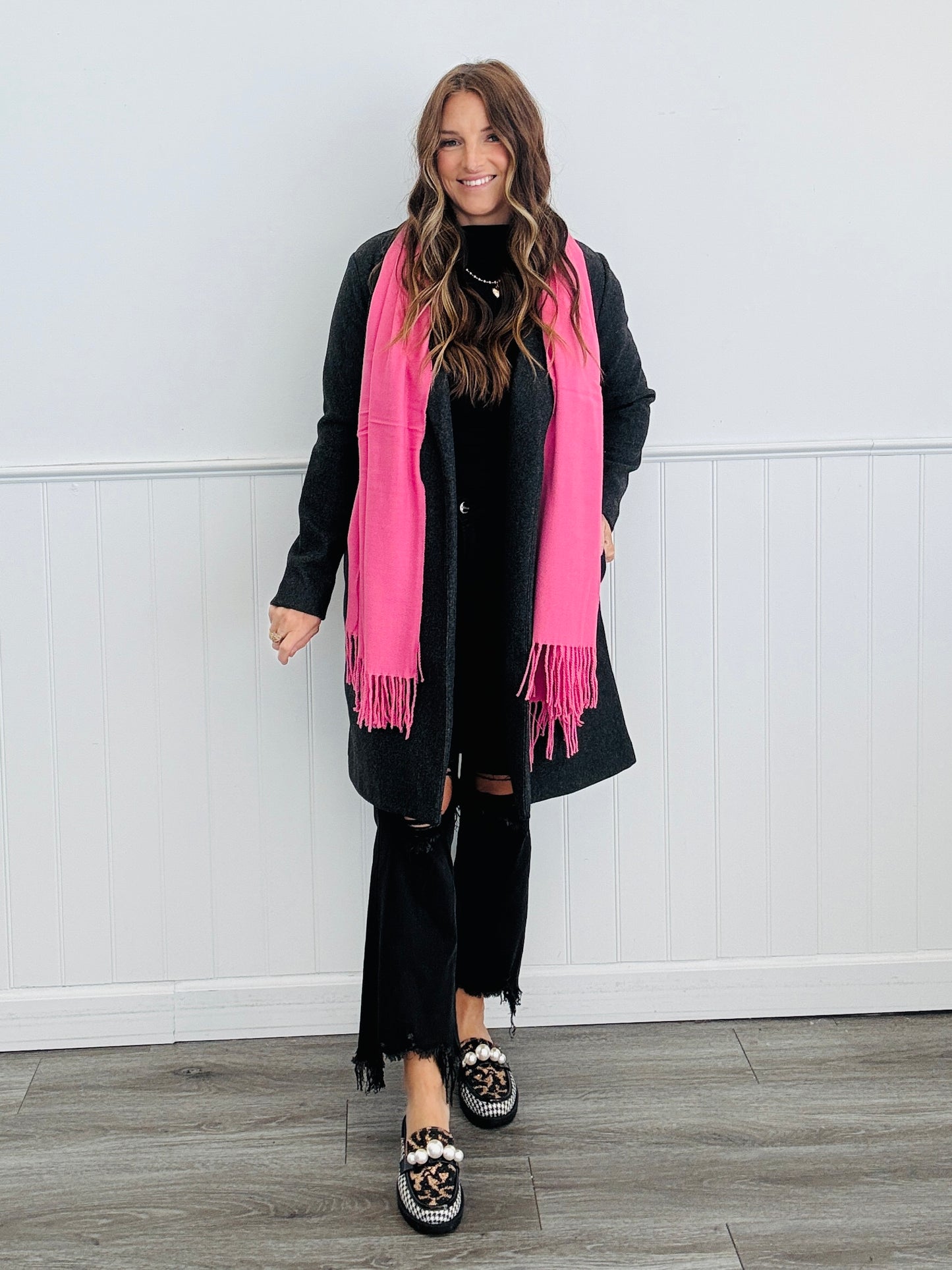 Solid Cashmere Feel Scarf - 6 Colors