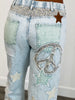 Oli & Hali Blue Star Patch Jeans (Reg.)