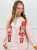 Pink Nutcracker Embroidered Corduroy Top & Pant Set (Reg.)