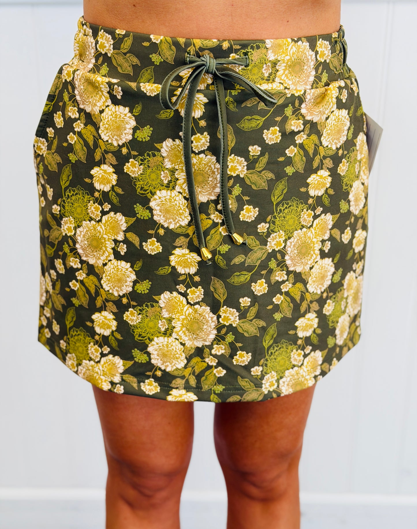 Olive Blossom Skort (Reg. and Plus)