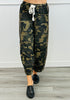 Washed Camo Side Tape Stripe Pants (Reg & Plus)