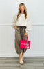 Acid Washed Bubble Pants (Reg. and Plus) - 2 Colors