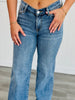 Risen Mid Rise Va Va Voom V-Dipped Waist Jeans (Reg & Plus)