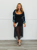 Denim Studded Bolero Shrug Jacket (Reg.) - 2 Colors