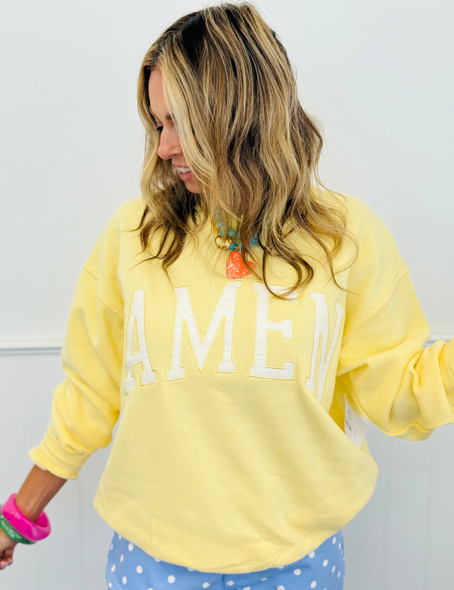 Amen Graphic Fleece Lined Sweatshirt (Reg.) - 2 Colors