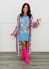 Artisan Crochet Squares Maxi Open Cardigan (One Size)