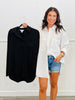 Long Sleeve Woven Oversized Shirt (Reg.)- 3 Colors