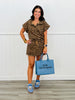 Animal Attraction Scalloped Trim Blouse (Reg.)