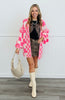 N Pink Combo Mixed Check Cardigan (Reg.)