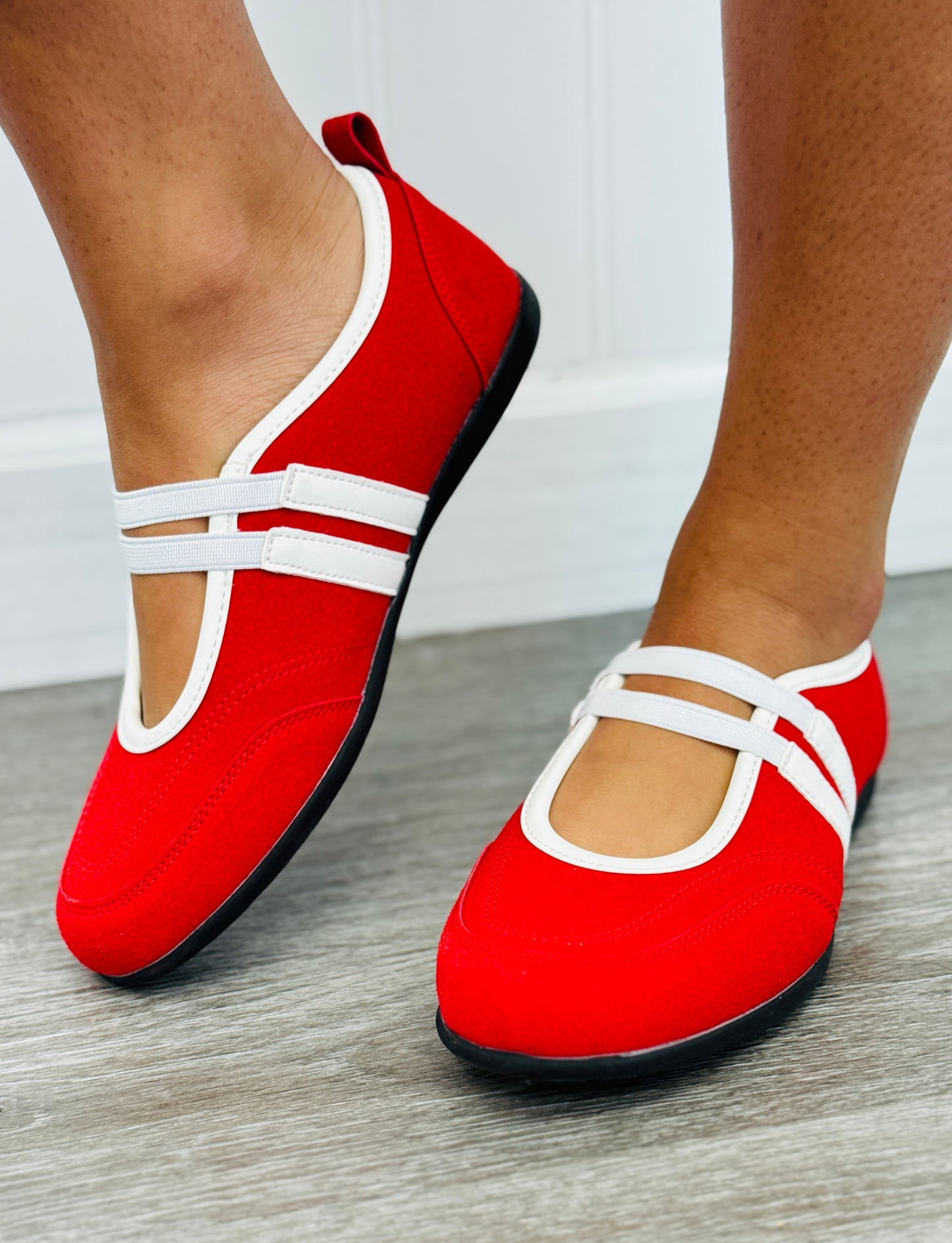 Red Simply Adorable Flats