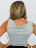 Boat Neck Sleeveless Polka Dot Top (Reg.)-2 Colors
