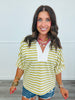 Simply Striped Pullover Top Remix (Reg & Plus)-2 Colors