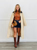Pumpkin Perfection Long Sleeve Mesh Top (Reg. and Plus)