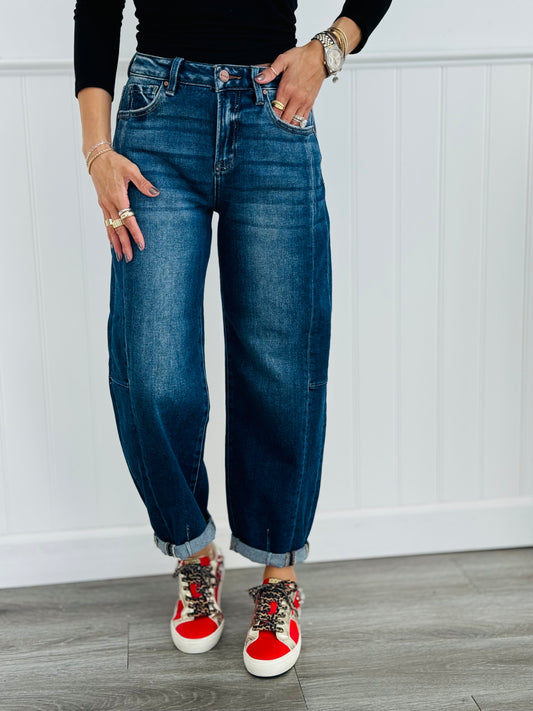 Risen Rock The Night Away Barrel Jeans (Reg. & Plus)