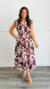 Fun In Floral Midi Dress (Reg)-2 Colors