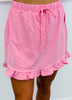 Solid Ruffle Hem Skort (Reg. and Plus) - 5 Colors