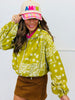 Golden Lime Bandana Print Bomber Jacket (Reg.)