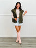 Quilted Zip & Snap Padded Vest (Reg.)-2 Colors