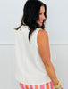 Front Seam Sleeveless Scuba Top (Reg.)-2 Colors