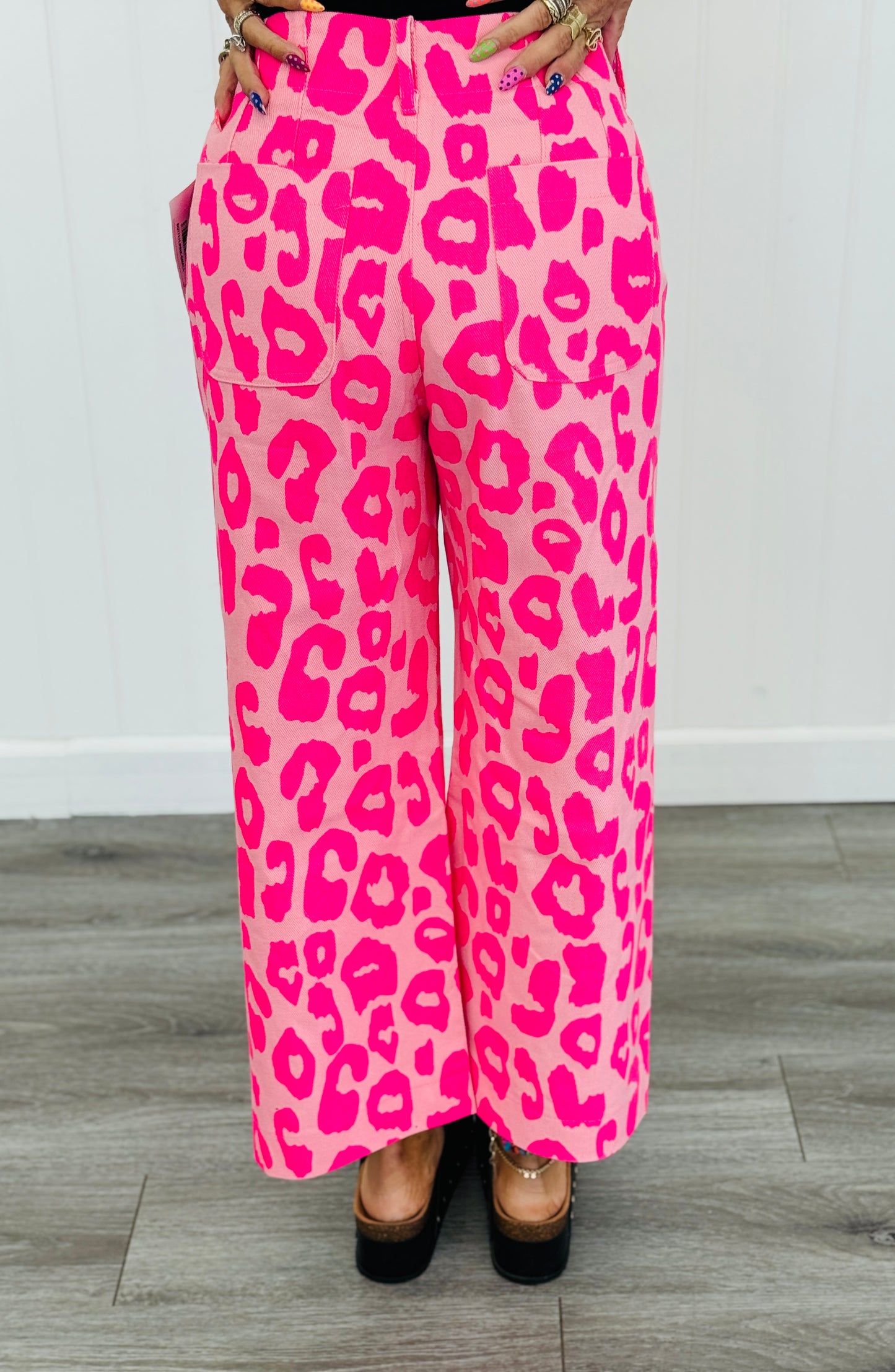 Neon Leopard Cropped Pants (Reg)-3 Colors