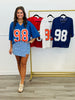 Number 98 Mesh Jersey Top (Reg.)-4 Colors